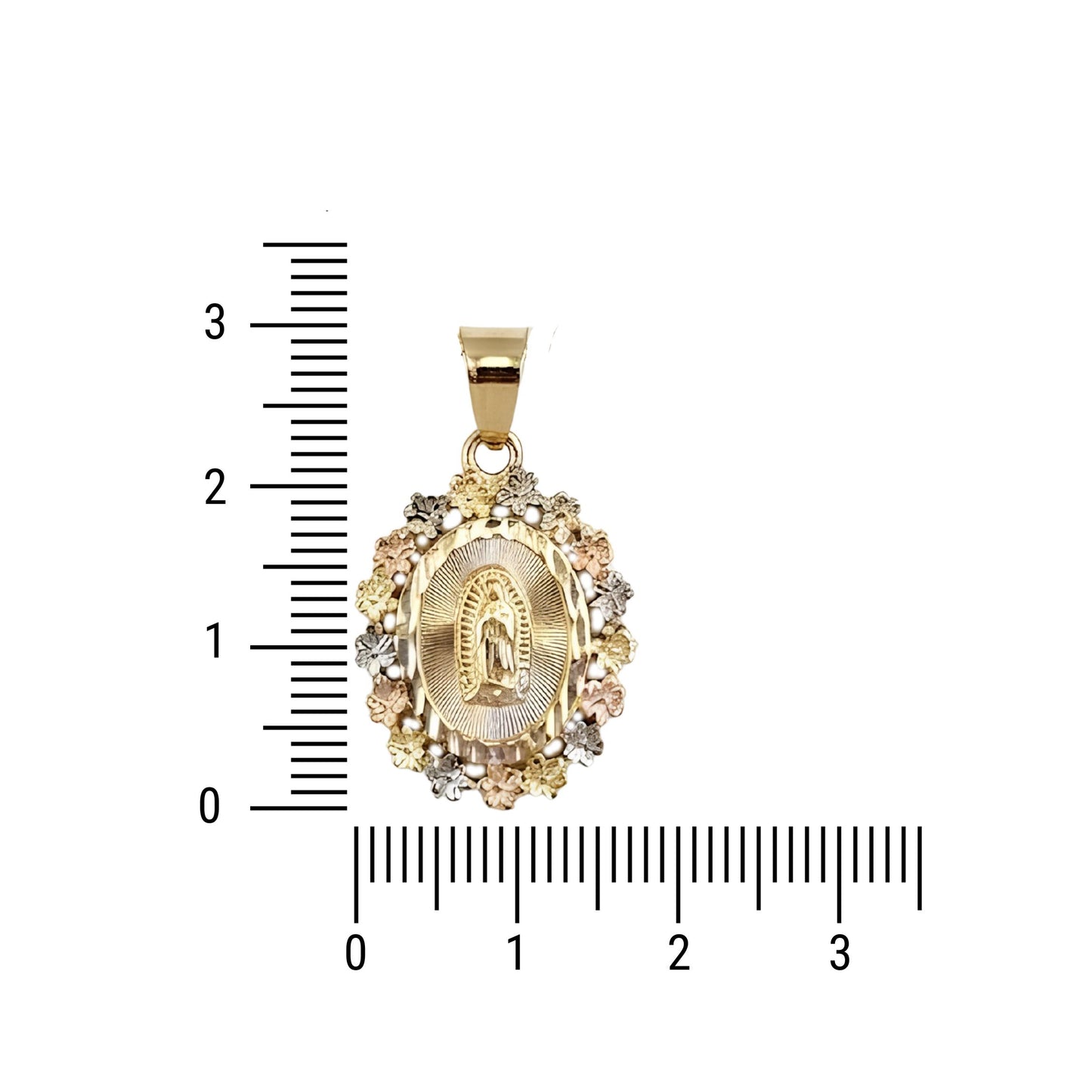 Collar Virgen Gpe Floral ENVIO GRATIS