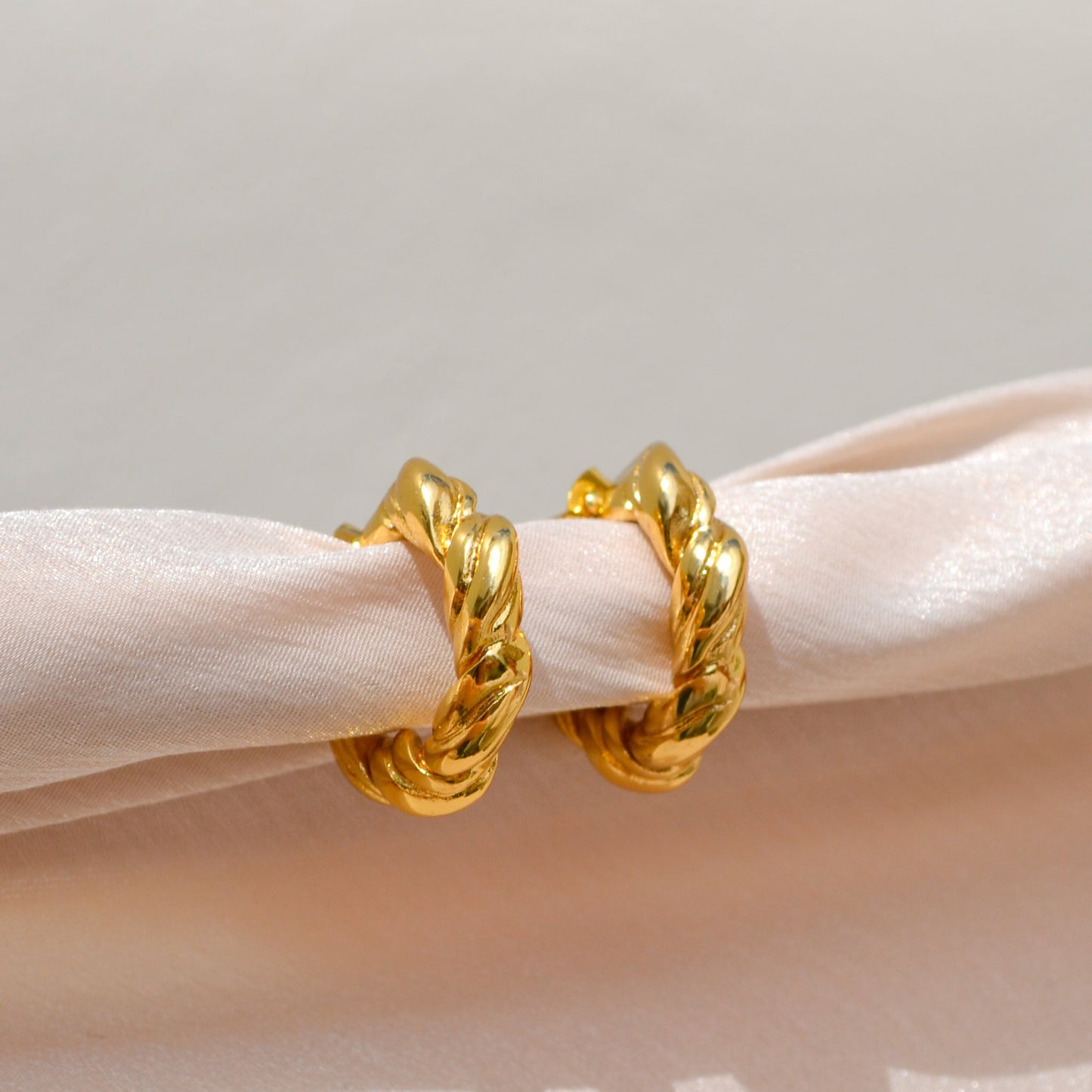 Aretes Clara Acero Inoxidable