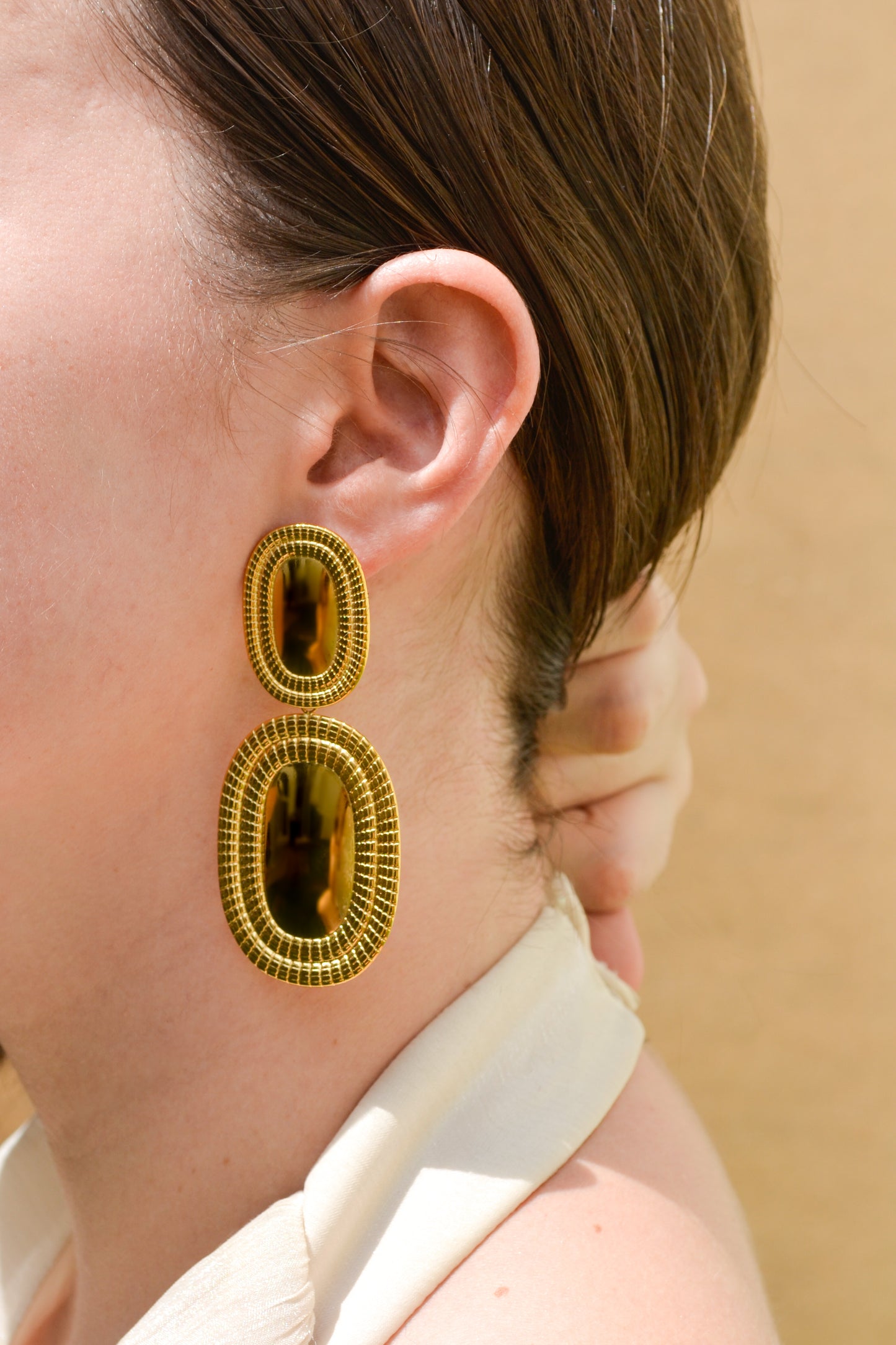 Aretes Allegra Acera Inoxidable