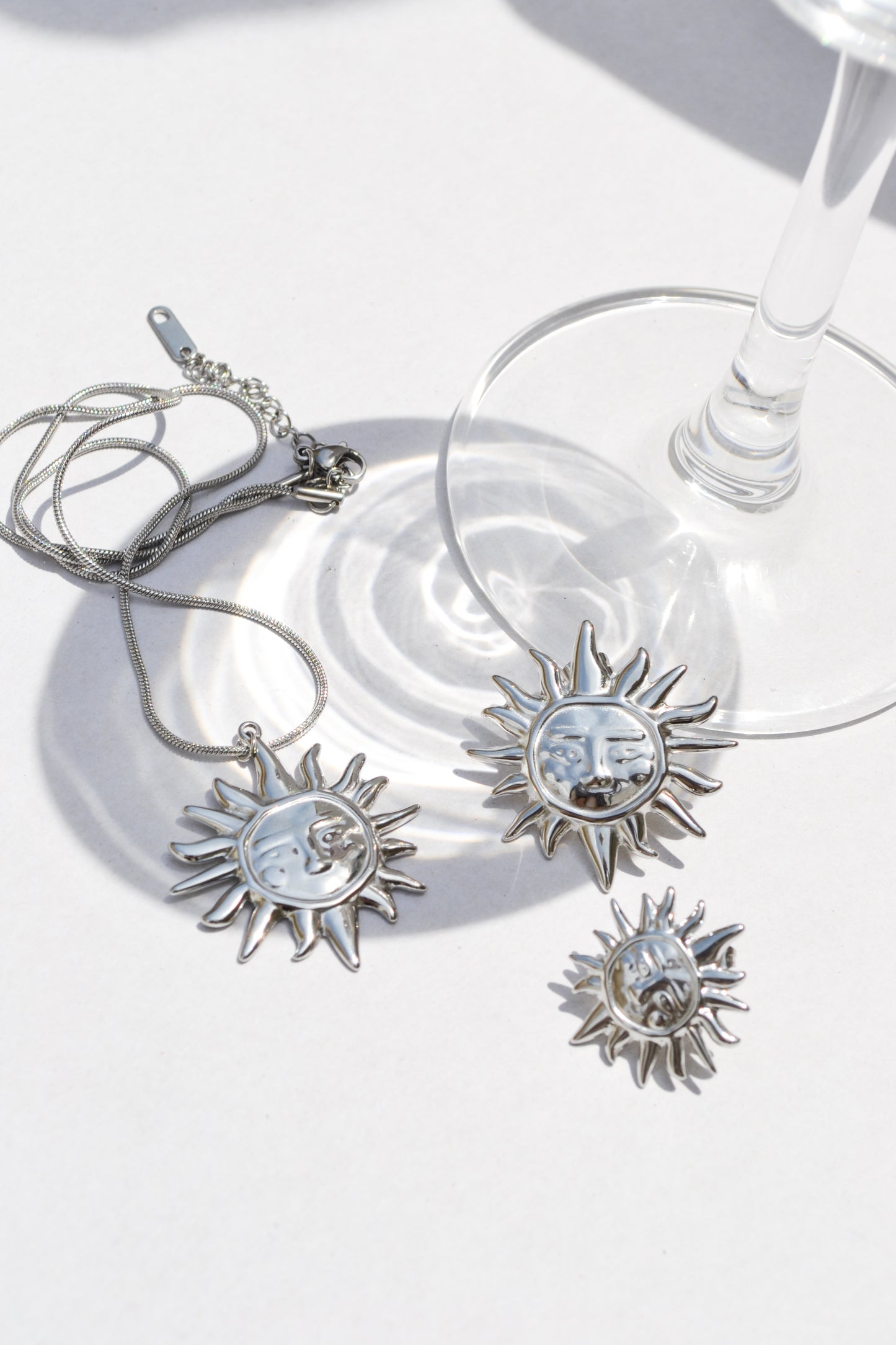 Aretes Solsticio Acero Inoxidable