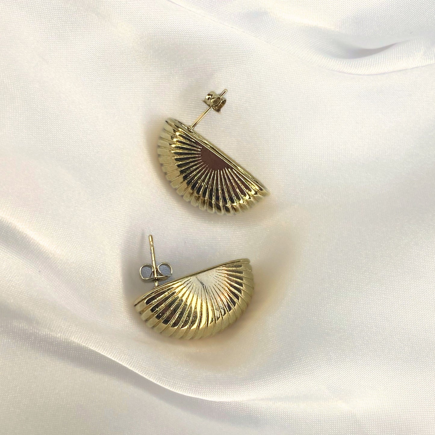 Aretes Telar Acero Inoxidable