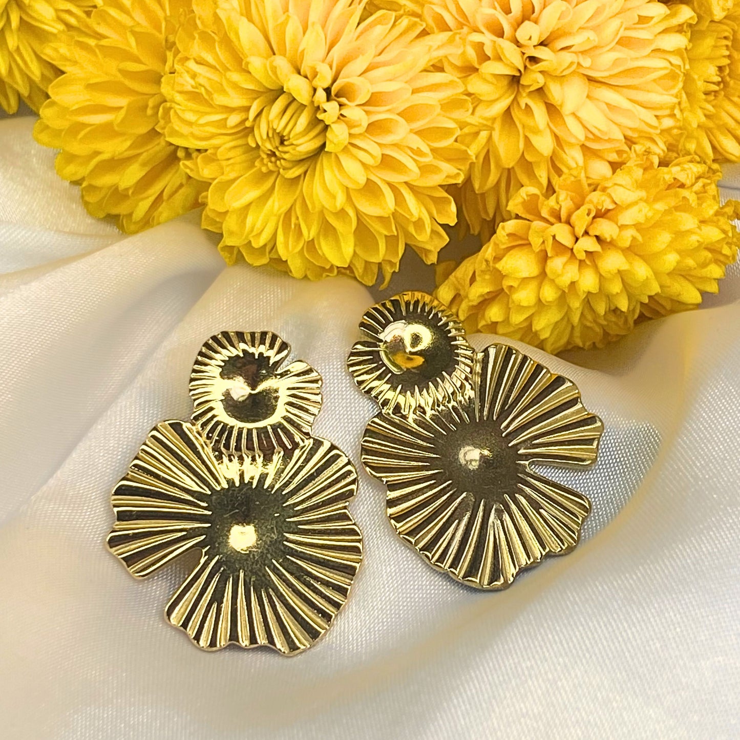 Aretes Glowflare Acero Inoxidable