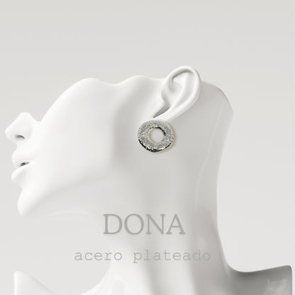 Aretes Dona Acero Inoxidable