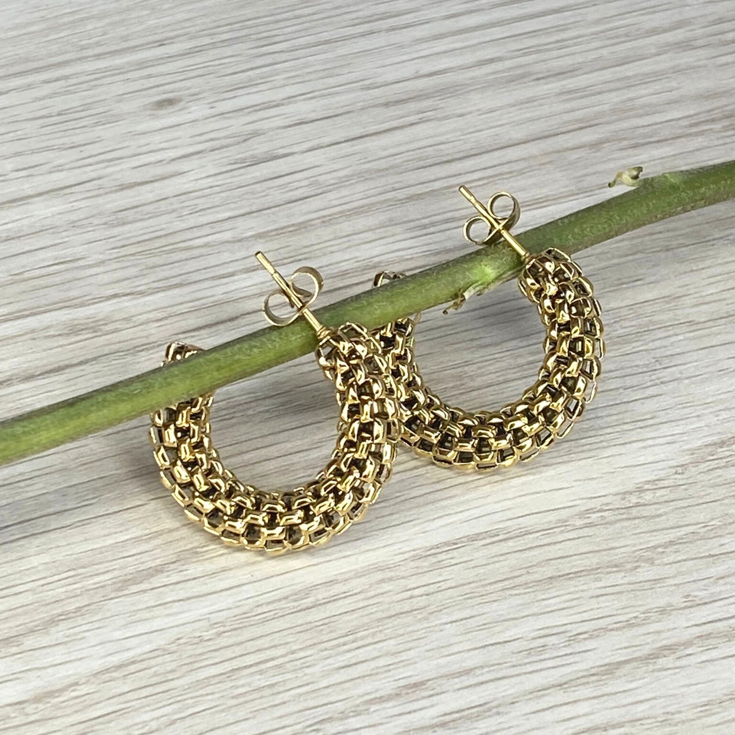 Arracada Grid Acero Inoxidable