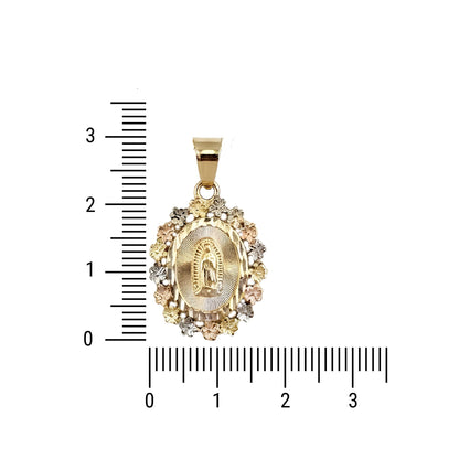 Collar Virgen Gpe Floral       ENVIO GRATIS
