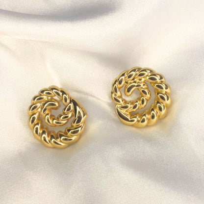 Aretes Cordel Acero Inoxidable