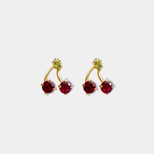 Broquel Cereza Oro 10K