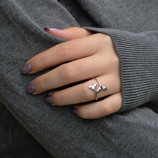 Anillo Whale Plata