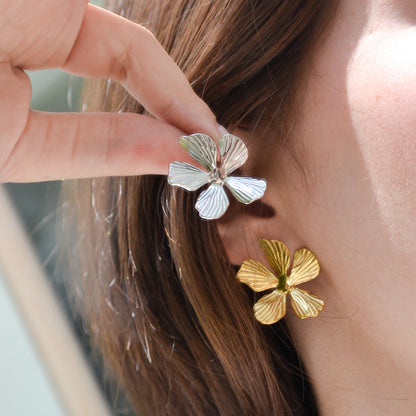 Aretes Emilia Acero Inoxidable