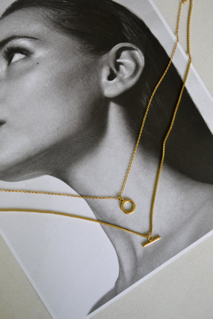 Collar Doble Elara Acero Inoxidable