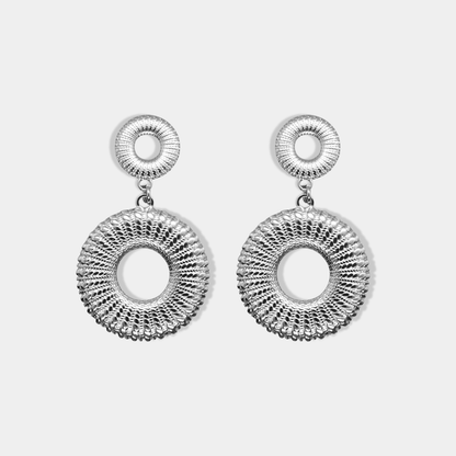 Aretes Duna Acero Inoxidable