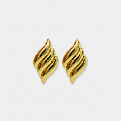 Aretes Wings Chapa de Oro
