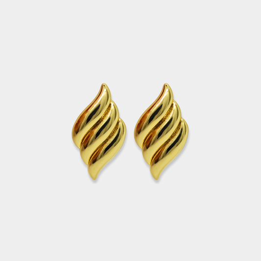 Aretes Wings Chapa de Oro