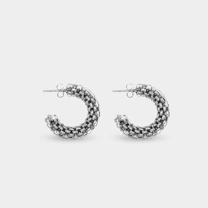 Arracada Grid Acero Inoxidable