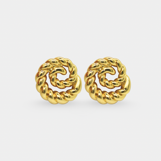 Aretes Cordel Acero Inoxidable