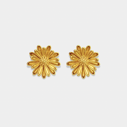 Aretes Daisy Acero Inoxidable