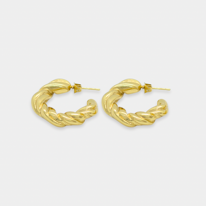 Aretes Clara Acero Inoxidable
