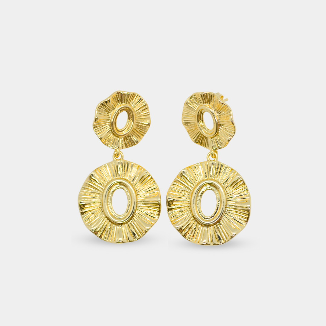 Aretes Origen Chapa de Oro