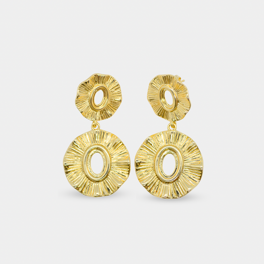 Aretes Origen Chapa de Oro