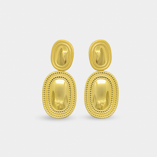 Aretes Allegra Acera Inoxidable